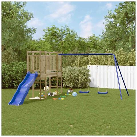 Set Da Gioco Da Esterno In Legno Di Pino Impregnato - Foto 1