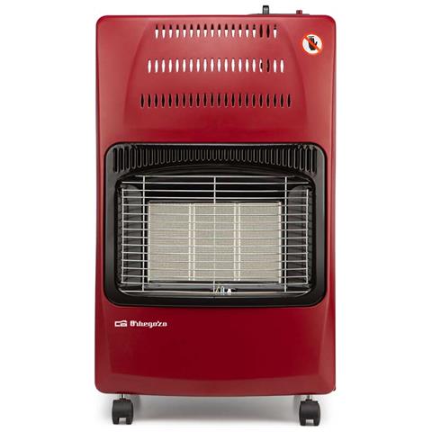 Stufa a Gas HCE 62 con Potenza Termica 4200 W Colore Nero Rosso - Foto 1