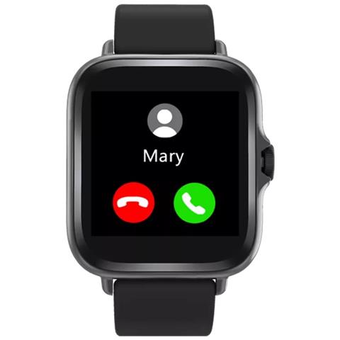 Smartwatch Bluetooth Display 1,44'' Con Frequenza Cardiaca, Notifiche E Chiamate Swc-156 Nero - Foto 2