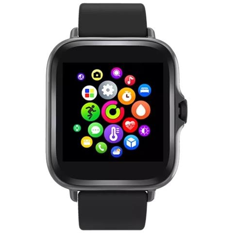 Smartwatch Bluetooth Display 1,44'' Con Frequenza Cardiaca, Notifiche E Chiamate Swc-156 Nero - Foto 5