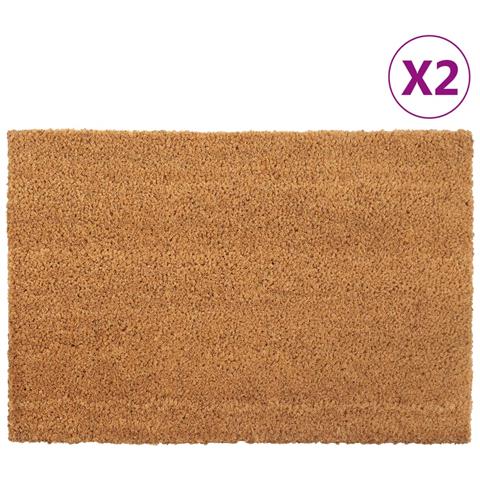 Zerbini 2 Pz Naturale 40x60 Cm In Fibra Di Cocco - Foto 2