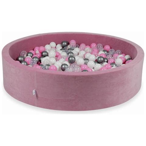 Ballenbak 130x30cm Fluweelzacht Roze - Foto 1