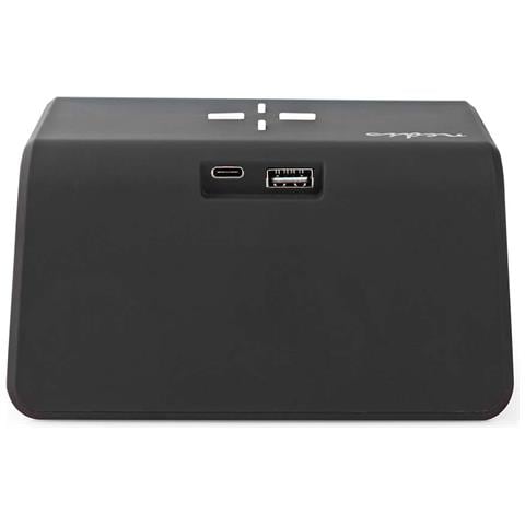 Sveglia Con Caricatore Wireless Qi 15w E Funzione Snooze Modello Wcacq30bk, Nero - Foto 2