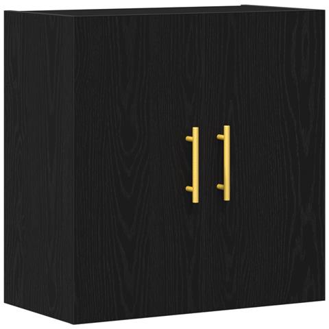 Armadio a muro Nero Rovere 60x31x70 cm Legno ingegnerizzato - Foto 1