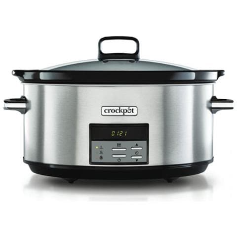 CSC063X pentola a cottura lenta 7,5 L 320 W Nero, Acciaio inox - Foto 1