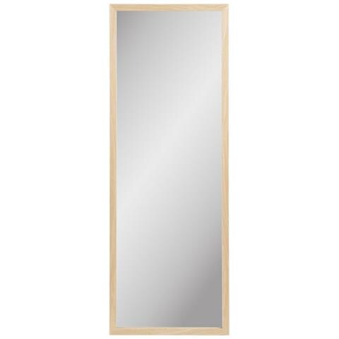 Specchio Con Cornice Scottsdale - Marrone - Vetro - 45x3x110 Cm - Foto 1