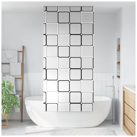 Tenda a Rullo Doccia 100x240 cm Larghezza Tessuto 96 cm - Foto 2