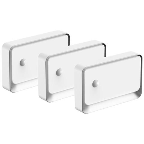 Set Di 3 Luci Notturne A Sensore Magnetico Per Corridoio - Bianco Puro - Foto 1