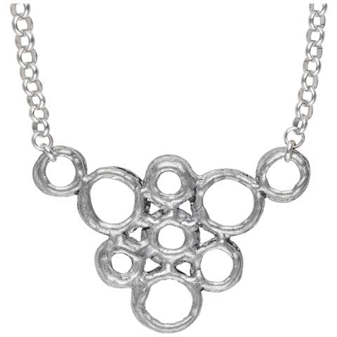 Collana Girocollo ""bolle"" Placcata Argento, 40 Cm - Foto 4