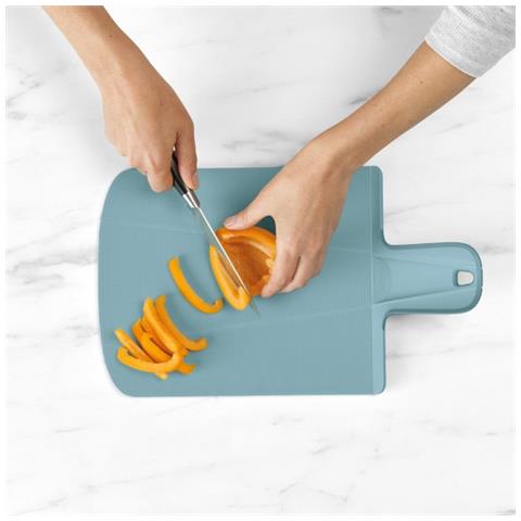 Tagliere Pieghevole Duo Blu Per Cucina Antiscivolo Design Compatto Resistente Facile Da Riporre Superficie Durevole Ideale Per Spazi Ridotti - Foto 2