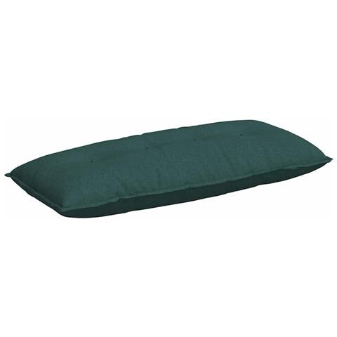 Cuscino per Schiena Verde Scuro 120 x 19 x 50 cm Tessuto - Foto 1