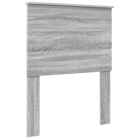 Testiera con testiera Grigio Sonoma 75 cm Legno multistrato - Foto 1