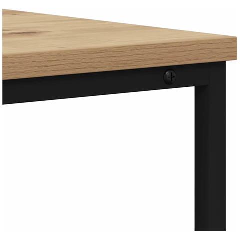Tavolo consolle Rovere artigianale 100 x 40 x 75 cm - Foto 9