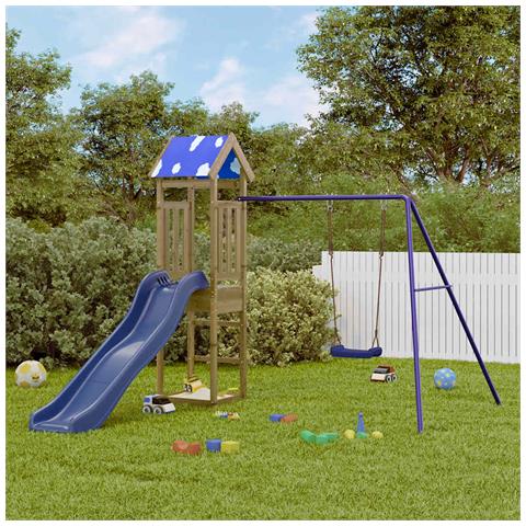 Set da Gioco da Esterno in Legno di Pino Impregnato - Foto 2