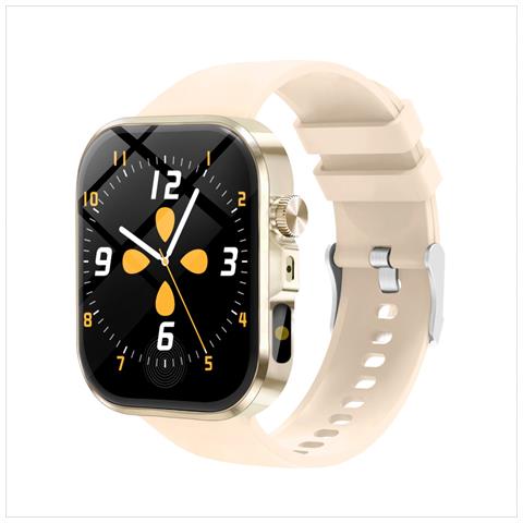 Smartwatch Multifunzione Con Chiamata Bluetooth E Monitoraggio Della Salute, Compatibile Con Smartphone Pinkgold - Foto 1
