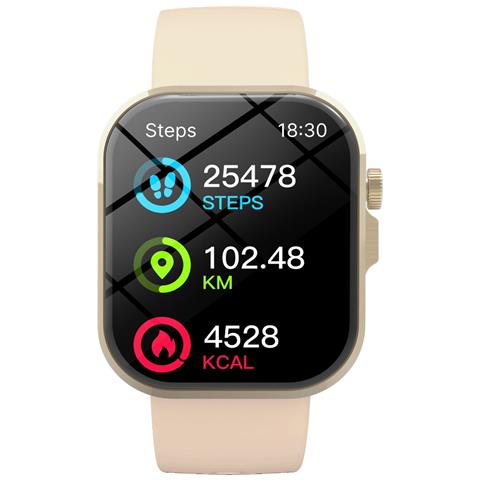 Smartwatch Multifunzione Con Chiamata Bluetooth E Monitoraggio Della Salute, Compatibile Con Smartphone Pinkgold - Foto 2