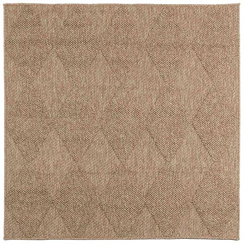 Tappeti per area HUARTE Naturale 200 x 200 cm Poliestere - Foto 1