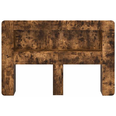 Testata del letto Rovere Fumo Legno ingegnerizzato - Foto 2