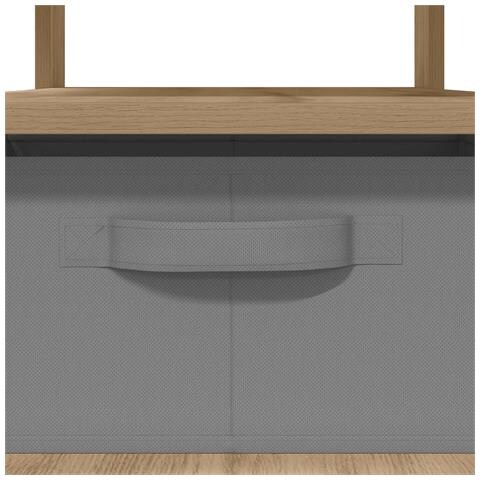 Tavolino da salotto Rovere artigianale 77 x 55 x 42 cm - Foto 9