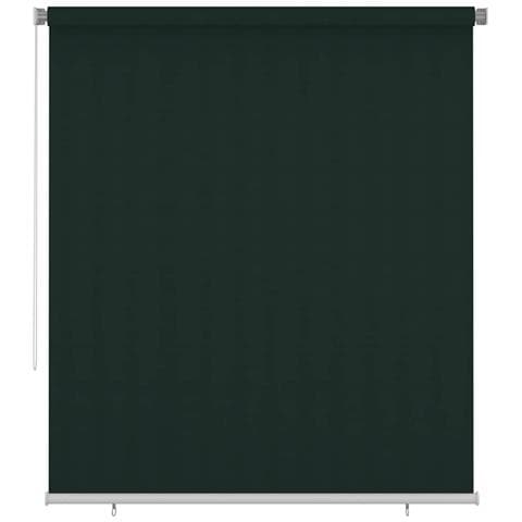 Tenda a Rullo per Esterni 205 (L) x230 (A) cm Verde scuro HDPE - Foto 1
