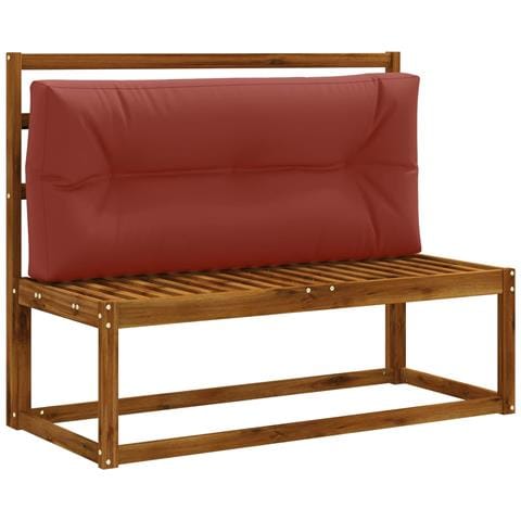 Cuscino per schienale di pallet VIANEN 100% Poliestere Rosso - Foto 2