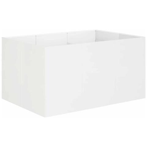 Vaso da giardino Bianco 120 x 80 x 60 cm - Foto 1