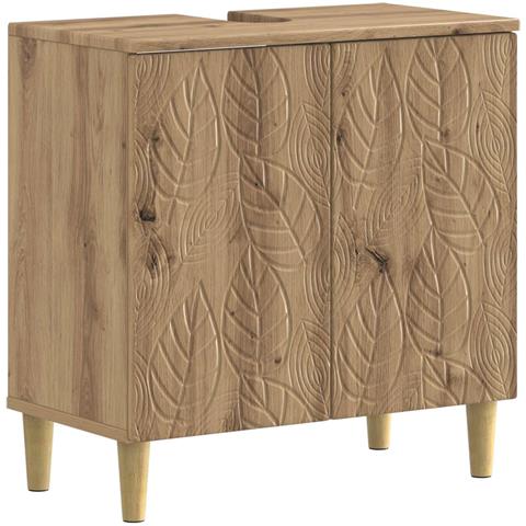 Armadio per Lavabo da Bagno DELFT Rovere Artigianale - Foto 1