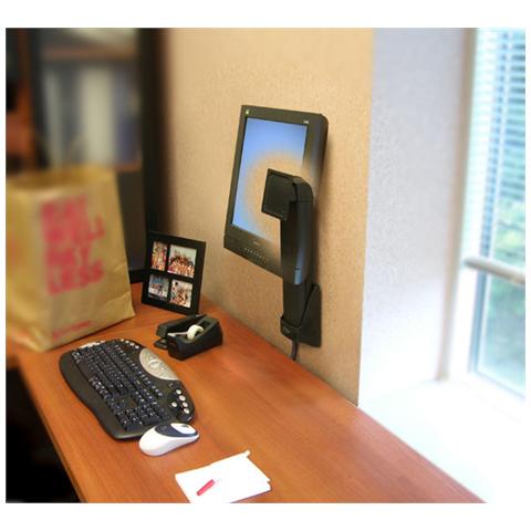 Montaggio a parete Neo-Flex Lift (nero) per LCD inf. ai 20". Reg. vert. fino a 13cm - Foto 2