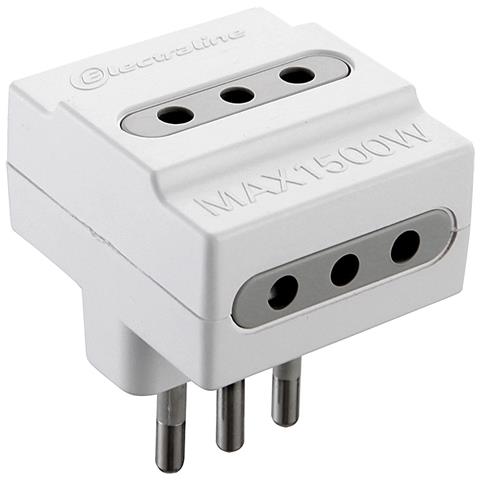 Adattatore Triplo Bianco 10a - Foto 2