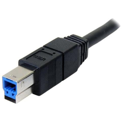Cavo USB 3.0 SuperSpeed 3 m A a B - M / M, colore nero - Foto 3