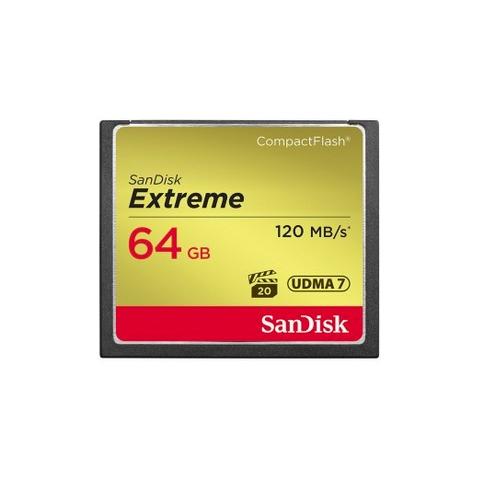 Compact Flash Extreme 64GB (120MB / s lettura; 85MB / s scrittura)  - Foto 1