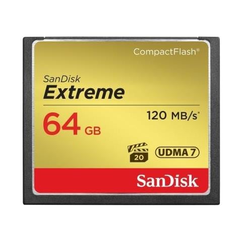 Compact Flash Extreme 64GB (120MB / s lettura; 85MB / s scrittura)  - Foto 2