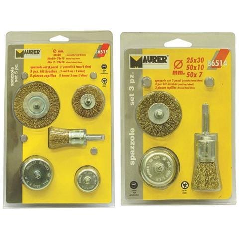 Spazzole a Tazza per Trapano in Set 3 Pezzi - Foto 1