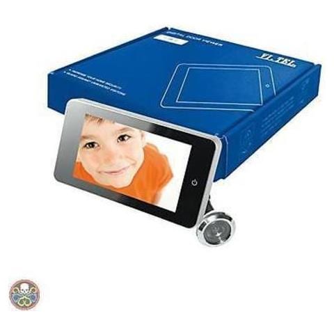 Art. e0378 Spioncino Digitale Con Schermo Lcd Tft Da 4,3"" Pollici Cromo Satinato - Foto 1