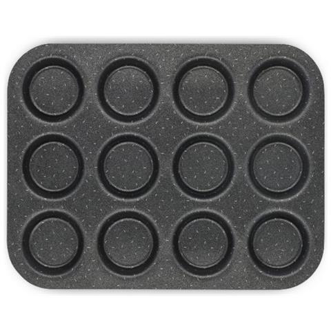 J1602802 success, Teglia Con 12 Stampini In Alluminio Nero, 35,5 x 25 x 1,5 Cm - Foto 6