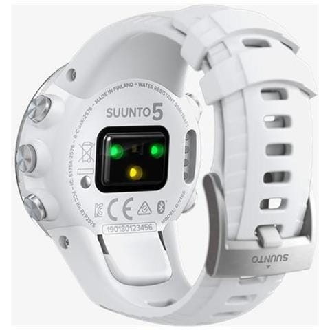 5 Orologio Multisport GPS Unisex Adulto, Cristallo Minerale, Inox, Silicone, Bianco, SS050300000 - Foto 2