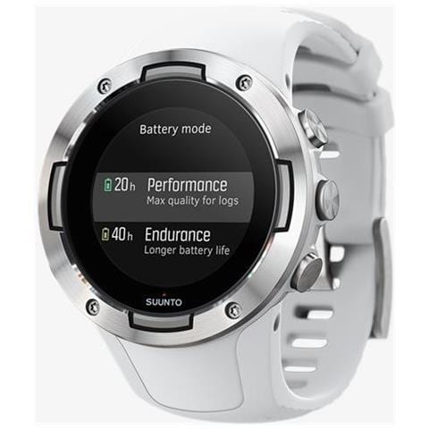 5 Orologio Multisport GPS Unisex Adulto, Cristallo Minerale, Inox, Silicone, Bianco, SS050300000 - Foto 3
