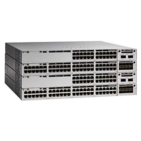 Catalyst 9300L Network Advantage Switch C3 Gestito 48 x 10/100/1000 (PoE+) + 4 x SFP+ 10 GB (Collegamento montato) Montabile su rack PoE+ (505 W) - Foto 1