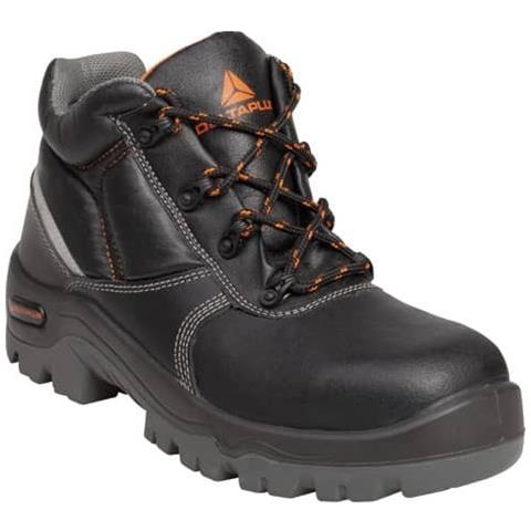 DELTA PLUS - Scarpe Lavoro Basse Phoenix S3 -pelle Croste Pigmentata-  Trattamento Impermeabilizzante Nero -42- Phoens3no43 - ePRICE