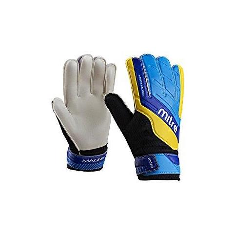 Junior Magnetite Guanti Portiere - Blu Ciano Giallo Misura 4 - Foto 1