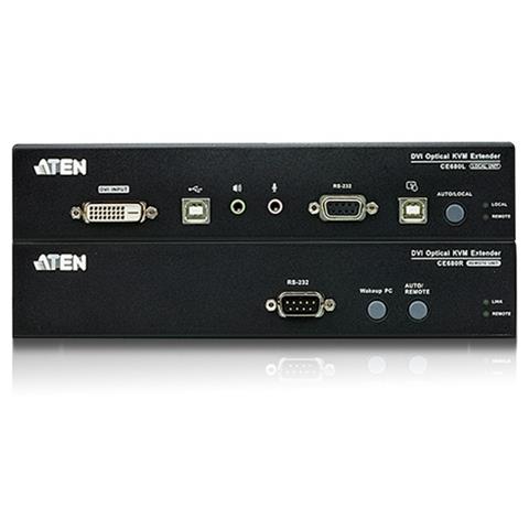 CE680, USB, USB, DVI-D, DVI, Nero, 1U - Foto 2