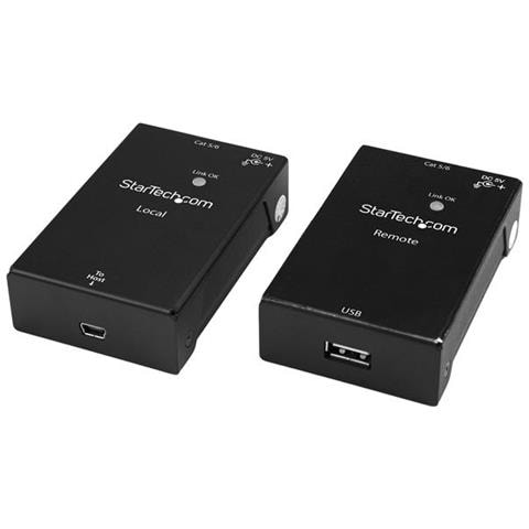 Extender Ethernet USB 2.0 a 1 porta via Cat5 / Cat6 - 50m - Estensore USB a Ethernet via IP - Foto 1