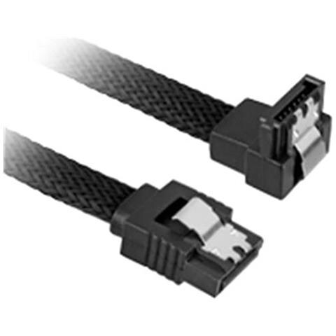 0.75m, 2xSataIII 0.75m SATA III 7-pin SATA III 7-pin Nero cavo SATA - Foto 1