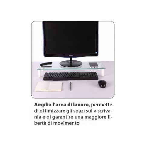 Ripiano universale da scrivania per monitor - Foto 2