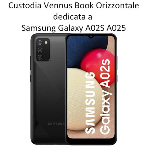 Custodia Book Orizzontale Sensitive Case Per Samsung Galaxy A02s A025 Blu - Foto 2