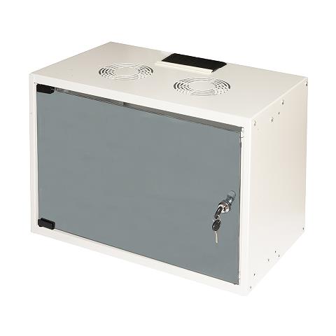 Armadio Rack 19" Disassemblato 6 Unita Da Muro Per Reti (a) 370 X (l) 540 X (p) 300 Mm Colore Gr - Foto 1