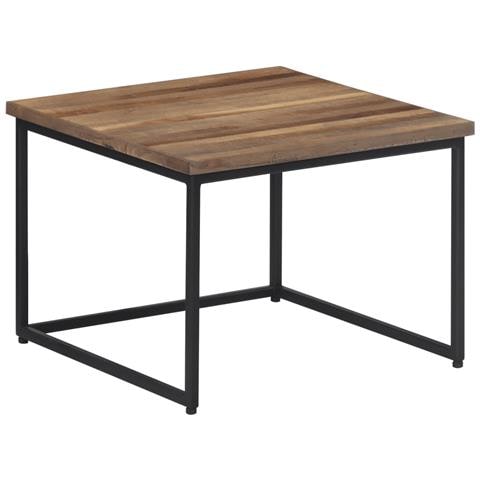 Tavolini A Incastro 2 Pz In Legno Massello Di Teak - Foto 3