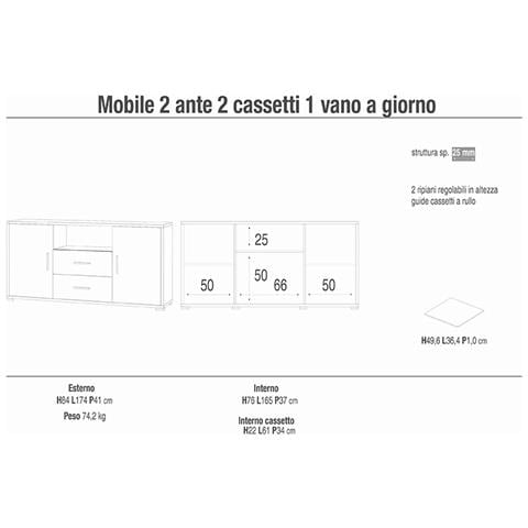 Claus - Madia Moderna Per Soggiorno - Foto 2