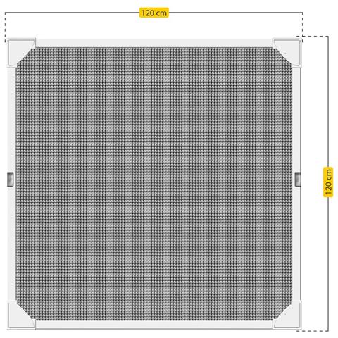 Zanzariera 117 Cm Fibra Di Vetro (100 X 120 Cm) - Foto 1