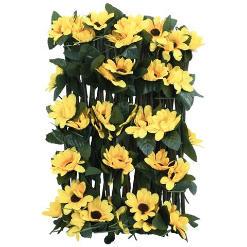 Traliccio Edera Artificiale Espandibile 5pz Giallo 180x20 cm - Foto 7